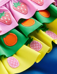 Lila One Shoulder Swimsuit - Multi Fruit