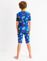 Snug Short John Pajamas - Poolside Pets