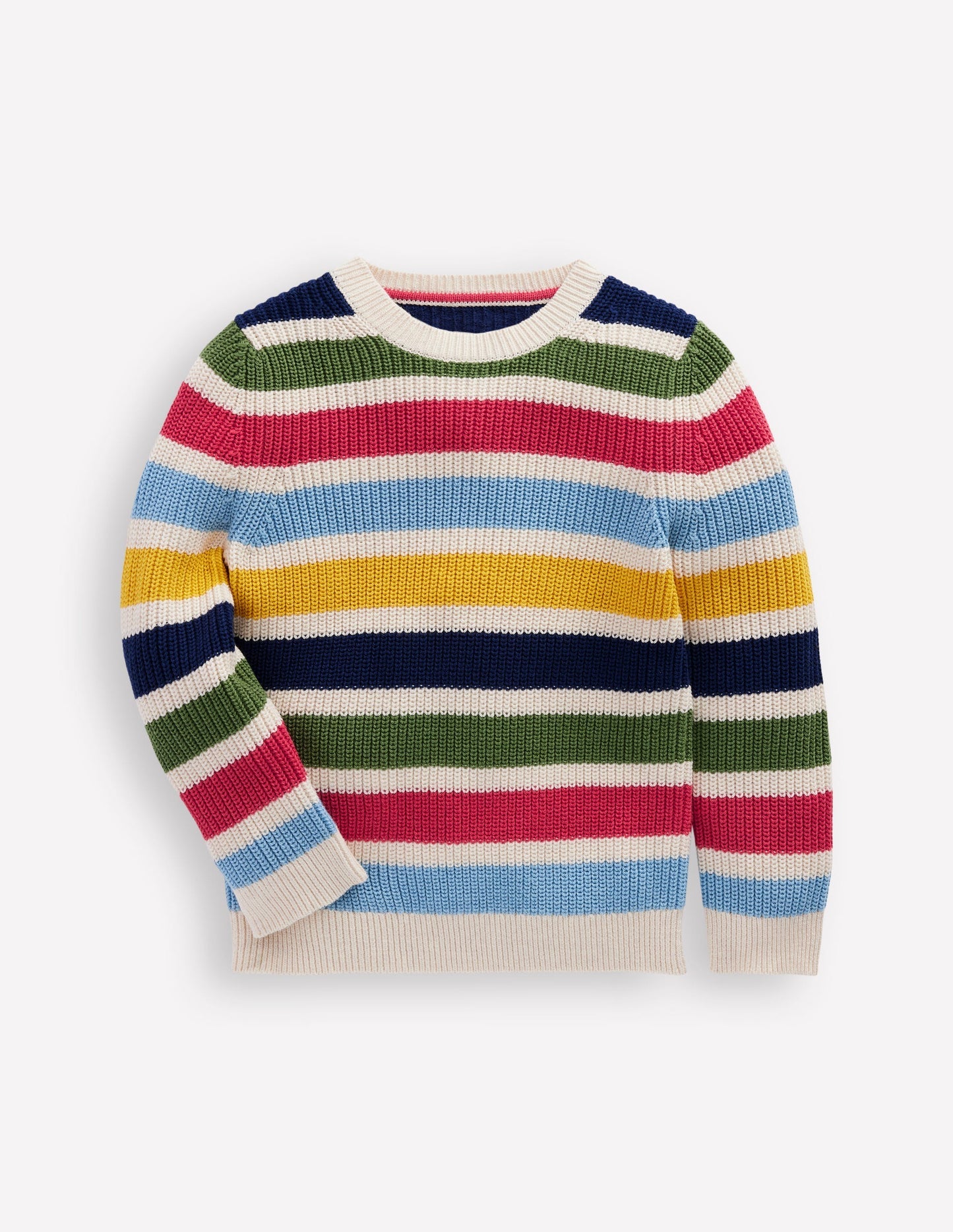 Everyday Cotton Sweater - Multi Stripe