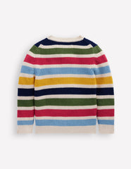 Everyday Cotton Sweater - Multi Stripe