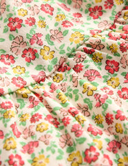 Jersey Frill Sleeve Dress - Multi Summer Flowerbed