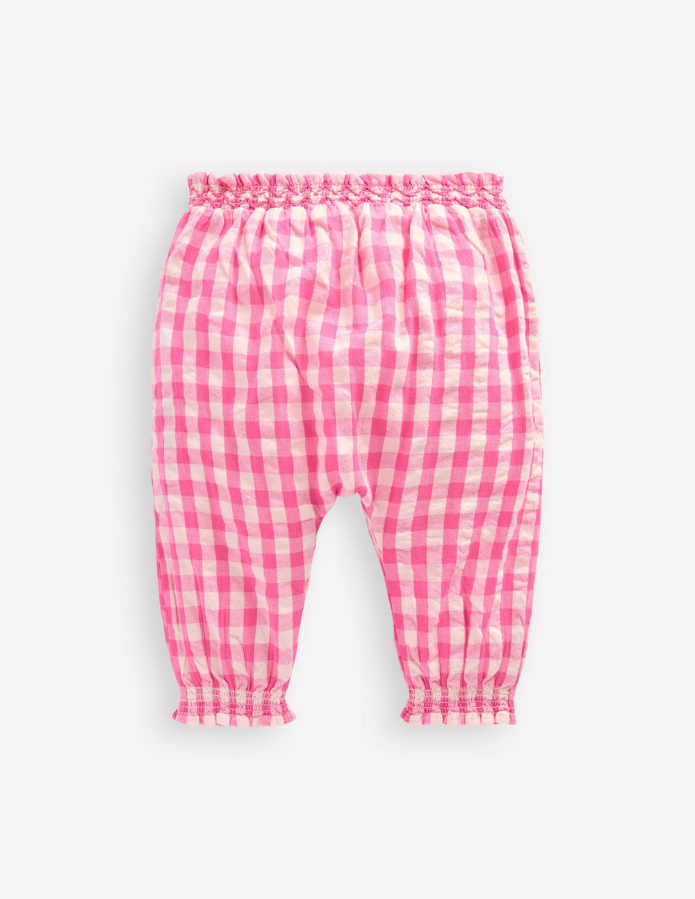 Woven Pants - Pink Rose Gingham