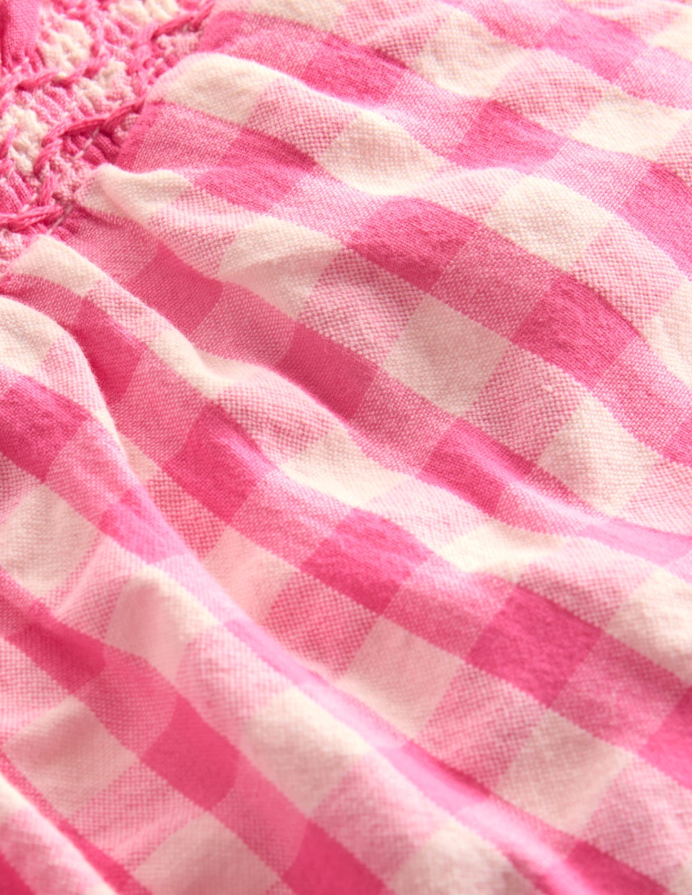 Woven Pants - Pink Rose Gingham