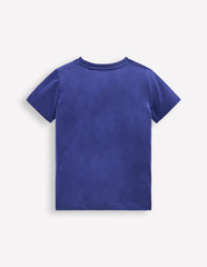 Glow - In - The - Dark T-shirt - Twilight Blue Pirate Ship