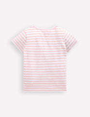 Bay Boucle T-shirt - Stripe Bows