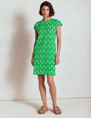Leah Jersey T-shirt Dress - Rich Emerald, Tennis