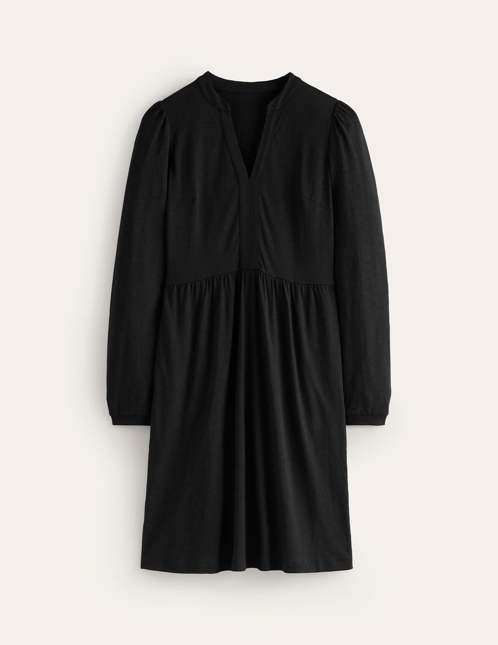 Naomi Relaxed Jersey Dress - Black