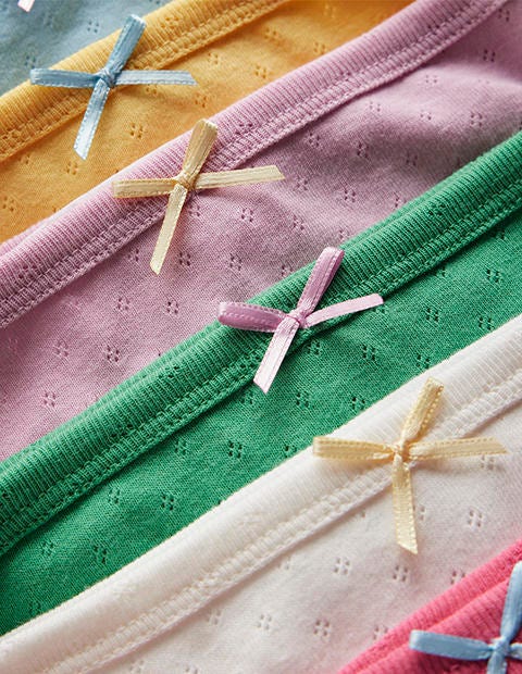 7 - Pack Pointelle Underwear - Multi Colours