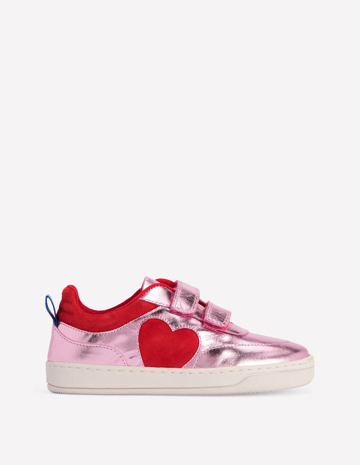 Colourblock Sneakers - Metallic Pink Heart