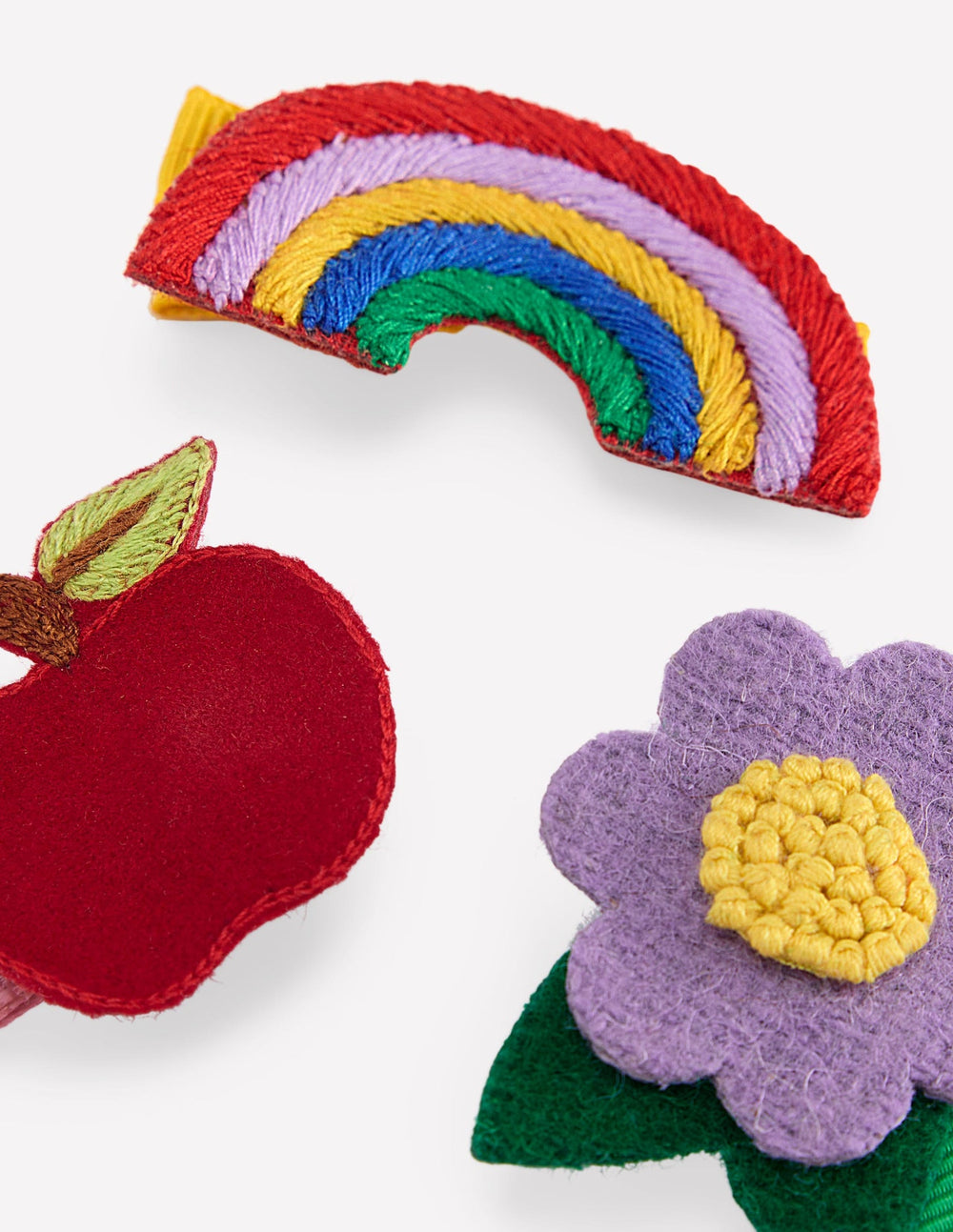 3 - pack Hair Clips - Back to School