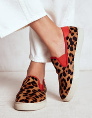 Slip On Trainer - Leopard