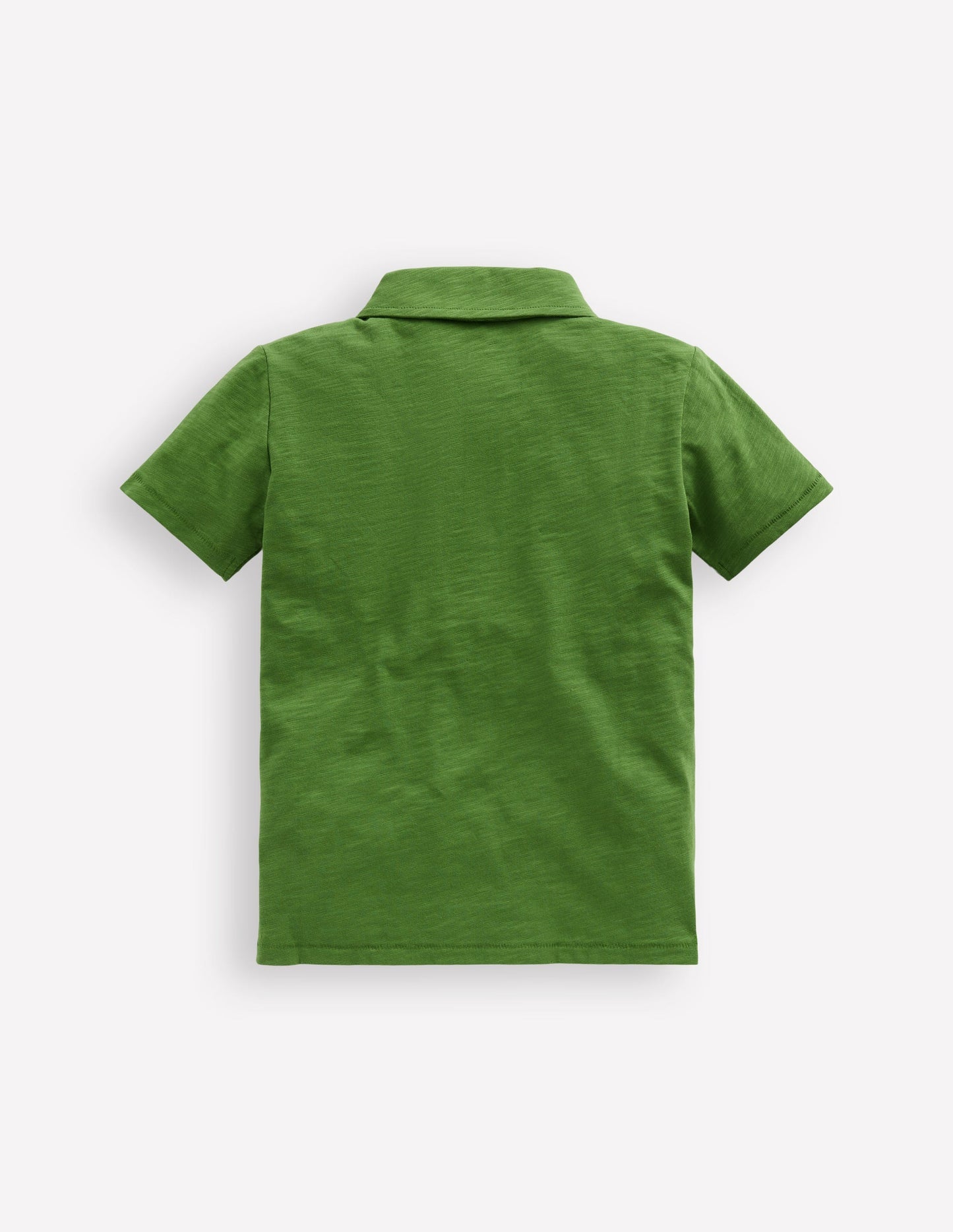 Slub Polo Shirt - Broccoli Green
