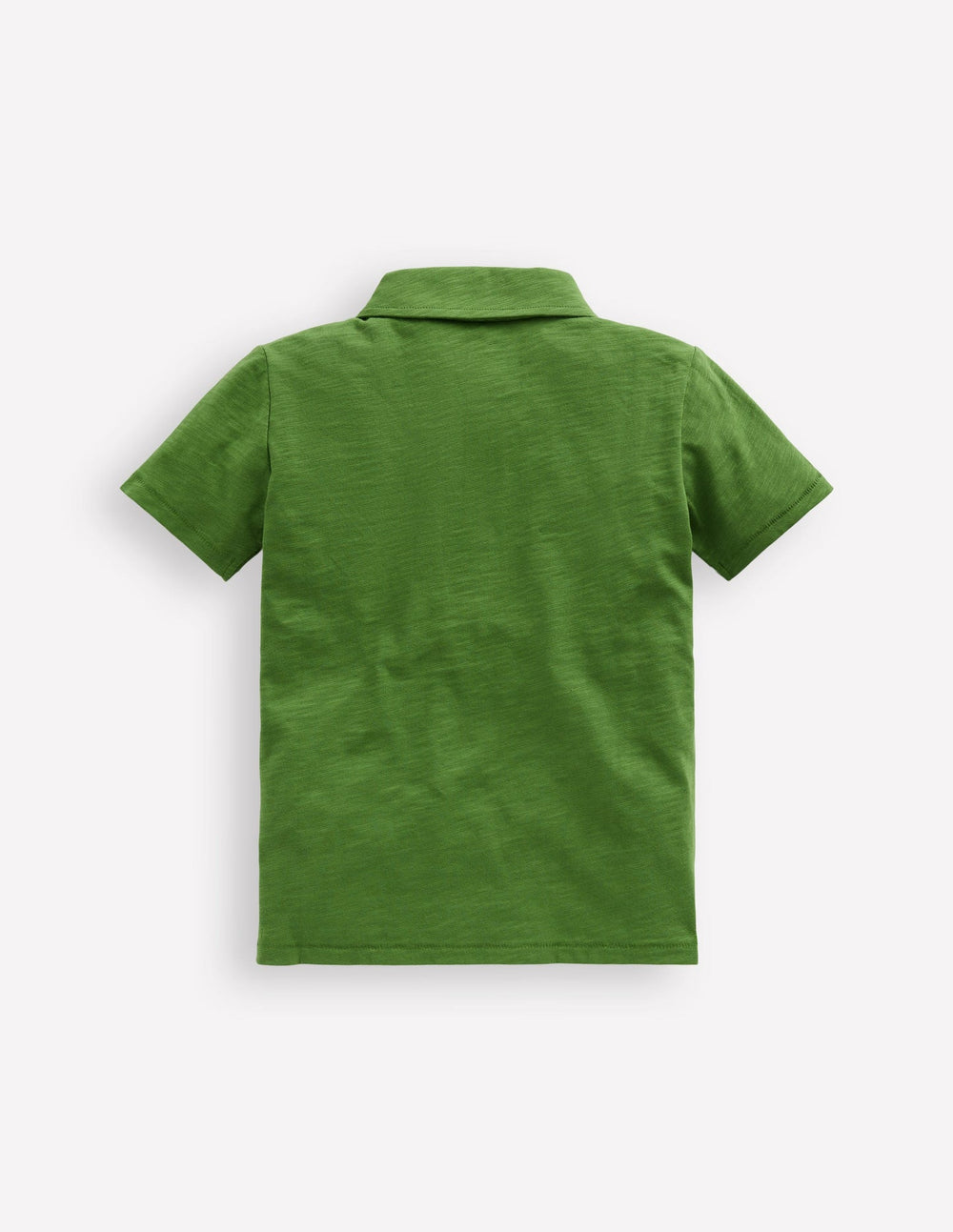 Slub Polo Shirt - Broccoli Green