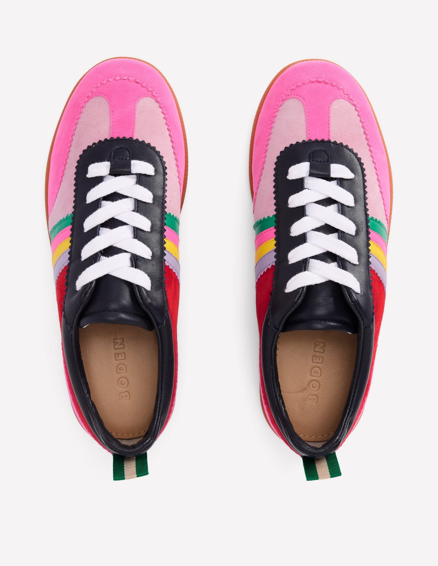 Erin Retro Tennis Trainers - Multicolour