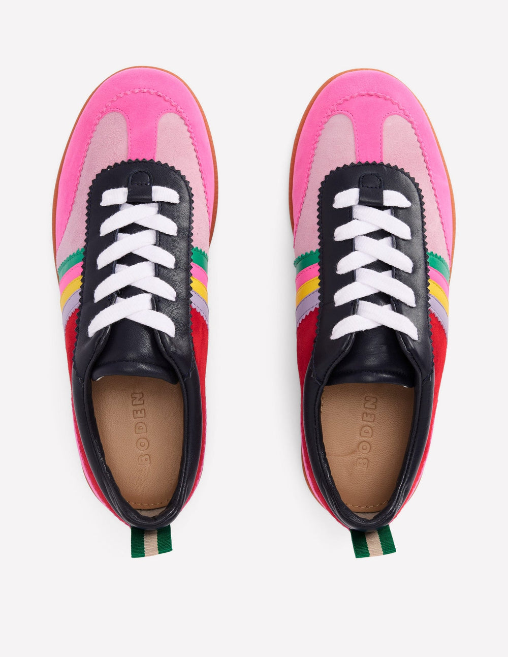 Erin Retro Tennis Trainers - Multicolour