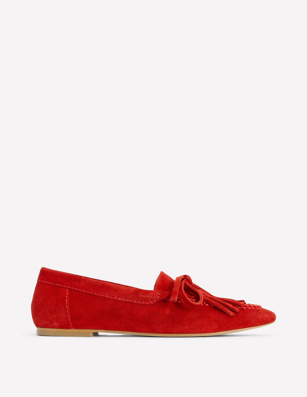 Soft Tassel Deck Shoes - Post Box Red