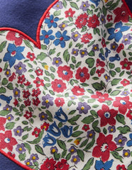 Bobbie Appliqué Sweatshirt - Starboard Blue Hearts