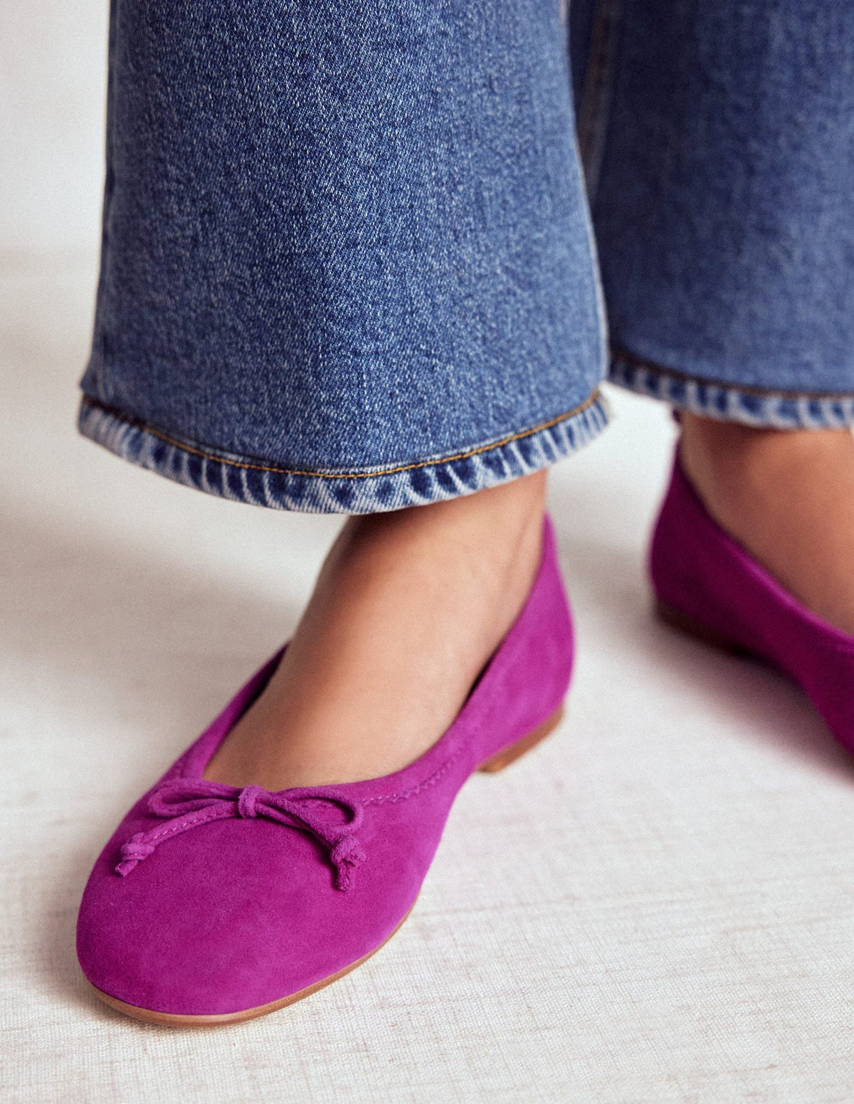 Kitty Flexi Sole Ballet Flats - Regal Purple