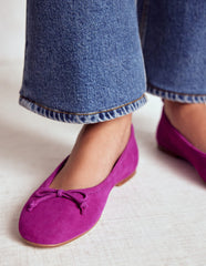 Kitty Flexi Sole Ballet Flats - Regal Purple