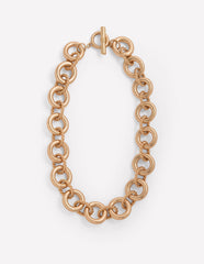 Twist Link Necklace - Gold