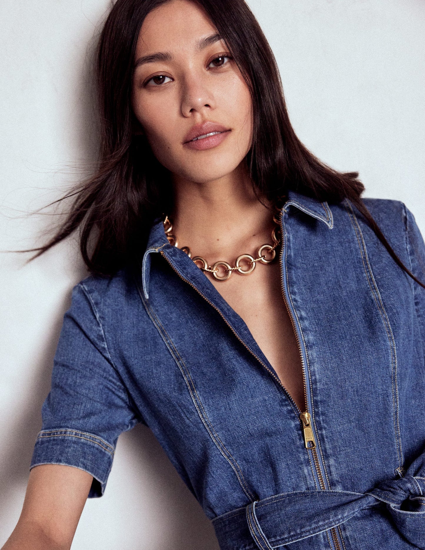 Twist Link Necklace - Gold