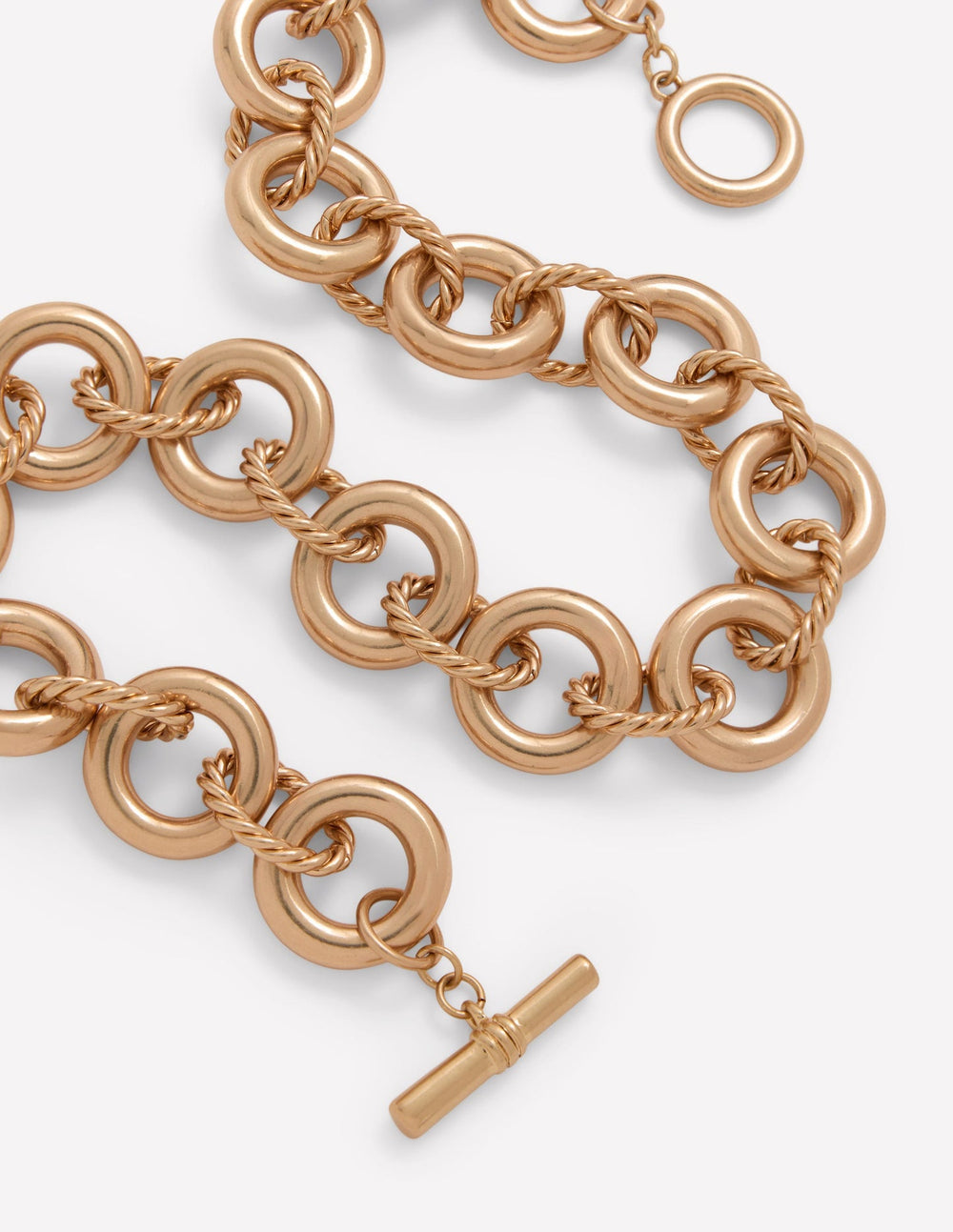 Twist Link Necklace - Gold