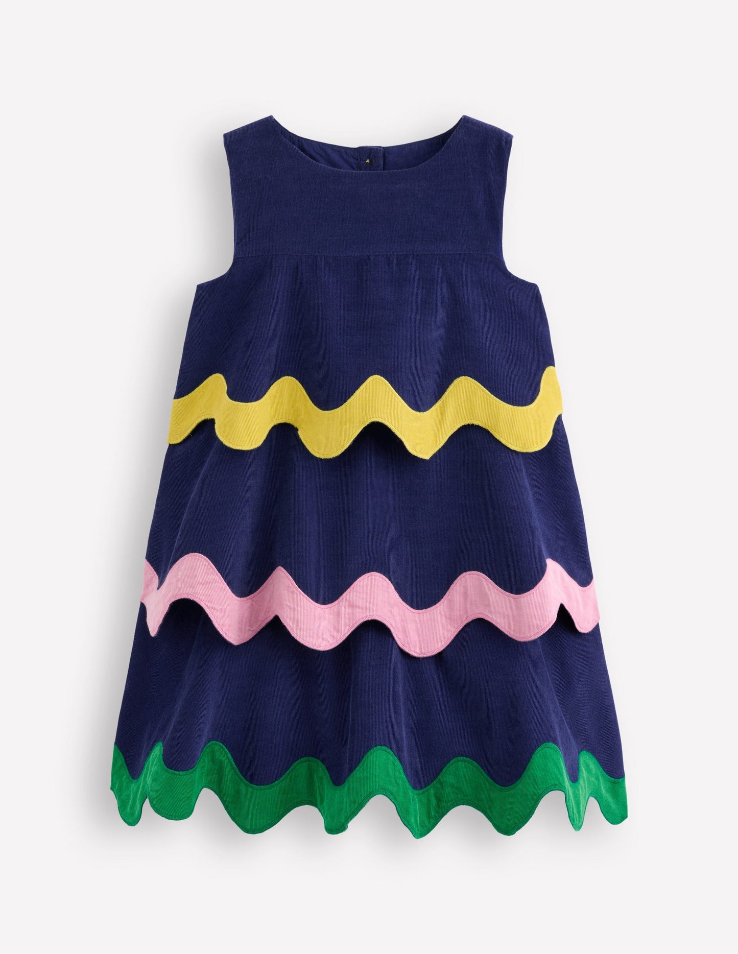 Corduroy Pencil Dress - Sapphire Blue