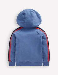 Rainbow Zip - up Hoody - Blue River