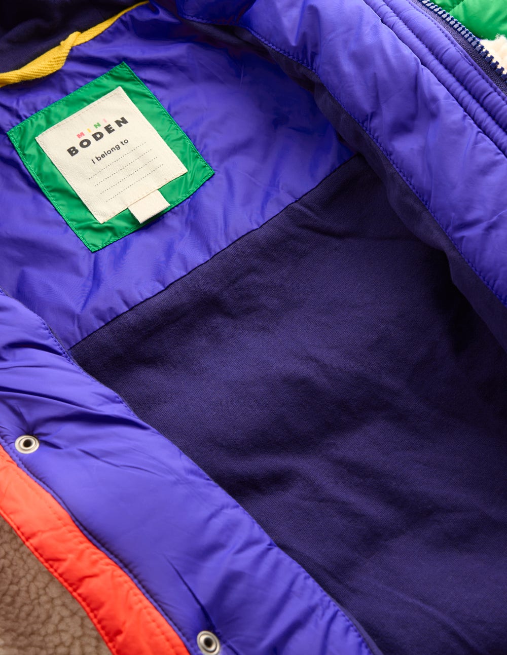 Quilted Borg Jacket - Natural Borg