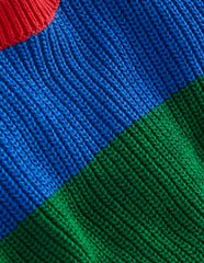 Everyday Cotton Sweater - Kingfisher Blue/Rich Emerald