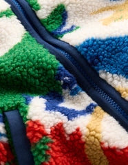 Cosy Borg Jacket - Multi Dinos