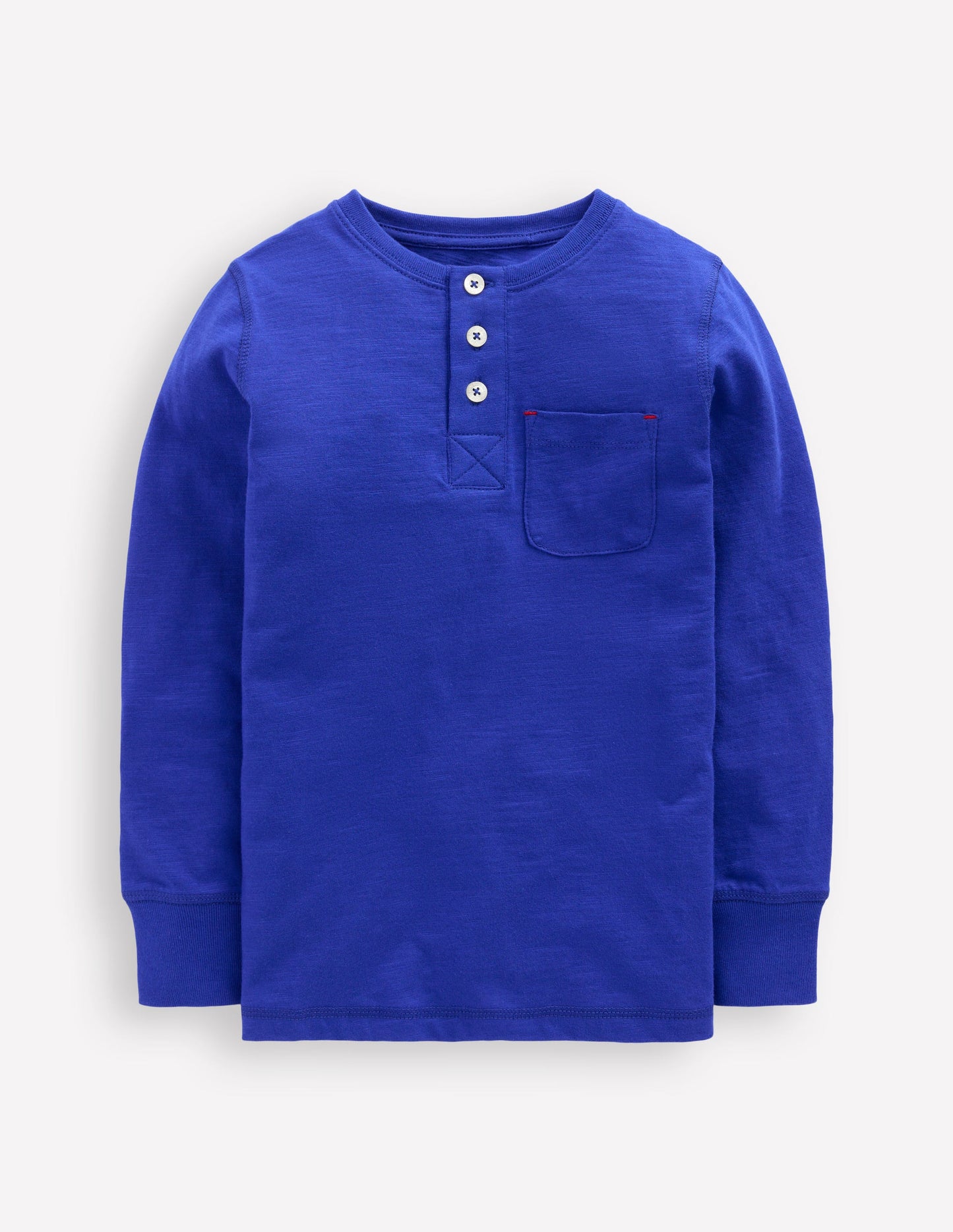 Everyday Henley T-shirt - Bright Blue