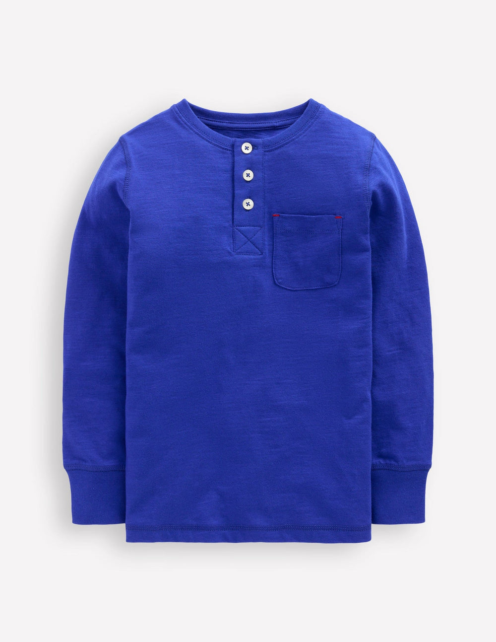 Everyday Henley T-shirt - Bright Blue