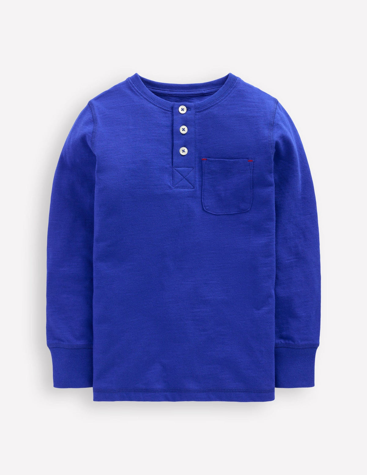 Everyday Henley T-shirt - Bright Blue
