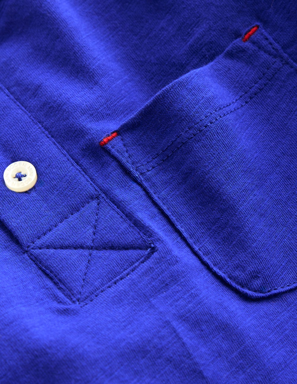 Everyday Henley T-shirt - Bright Blue