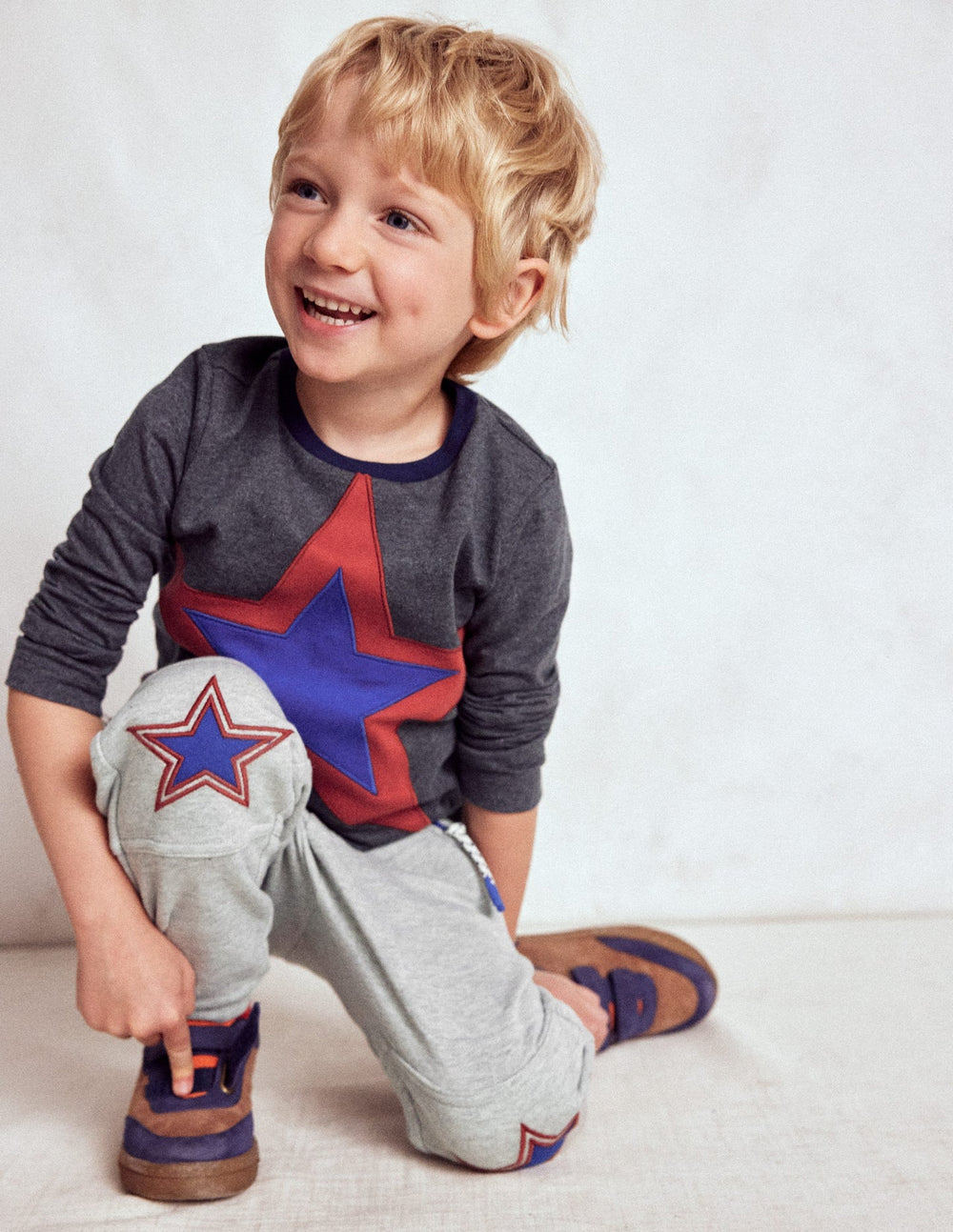 Warrior Knee Joggers - Grey Star Knee