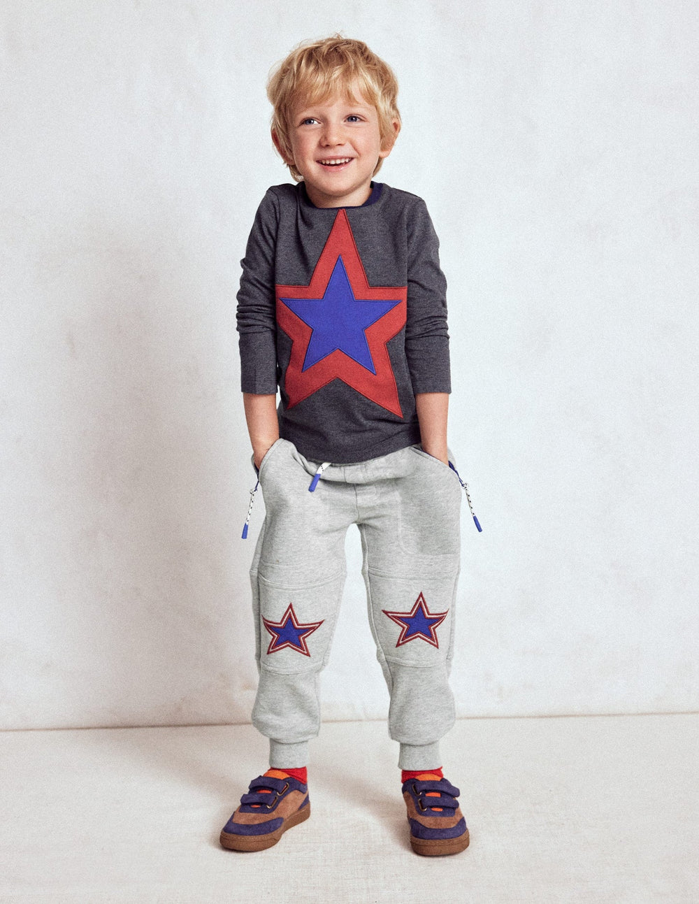 Warrior Knee Joggers - Grey Star Knee