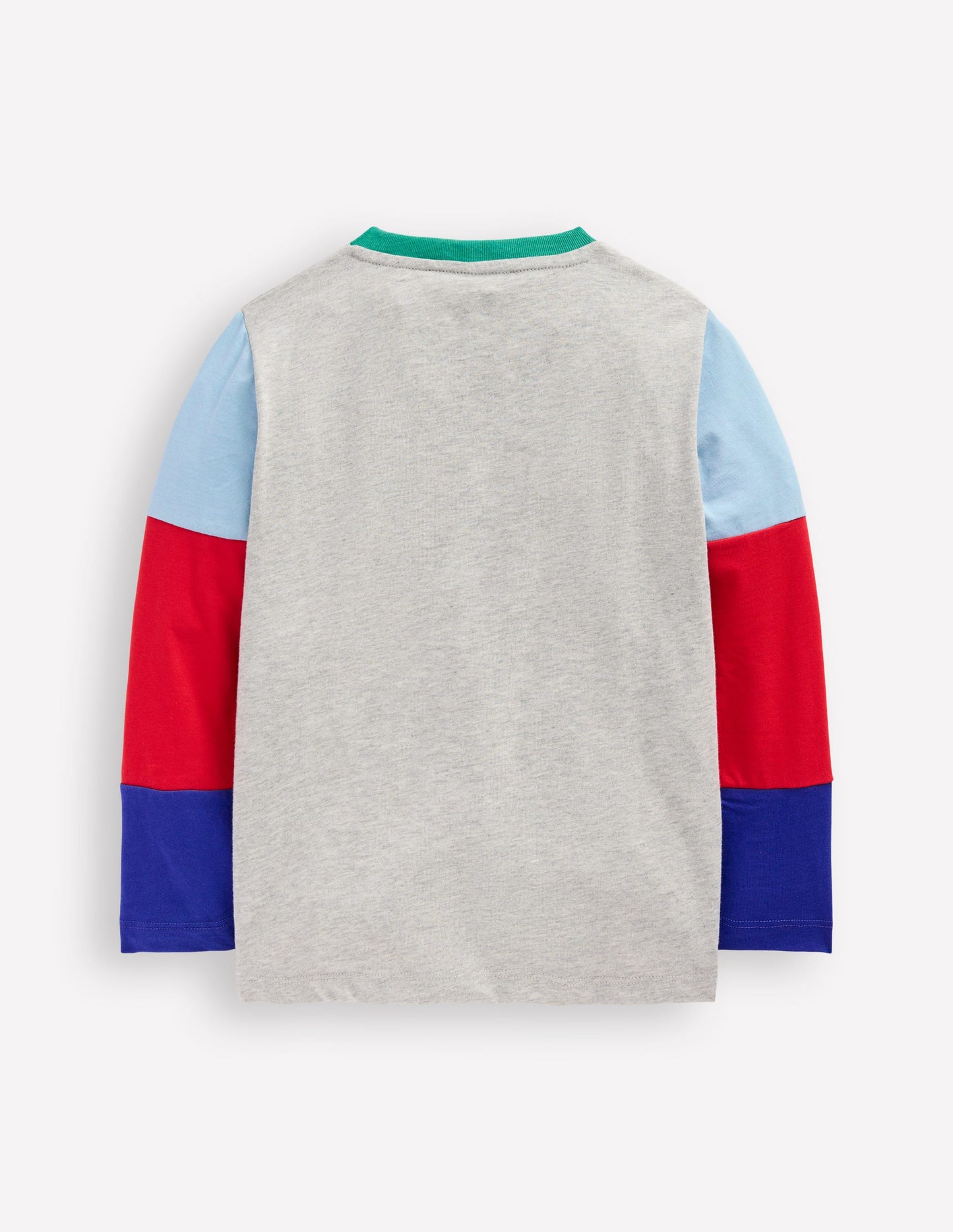 Long Sleeve Hotchpotch T-shirt - Grey