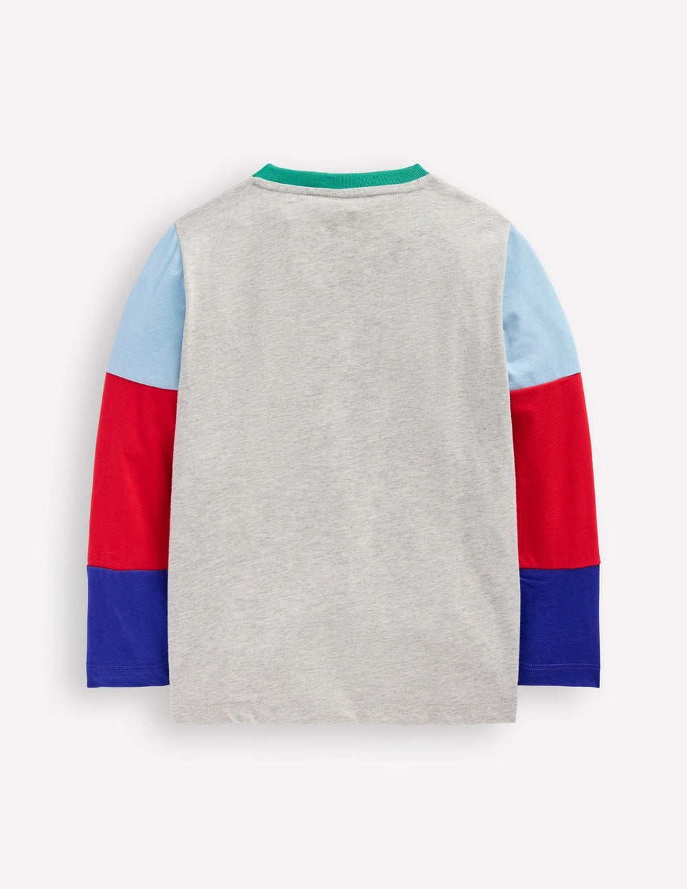 Long Sleeve Hotchpotch T-shirt - Grey