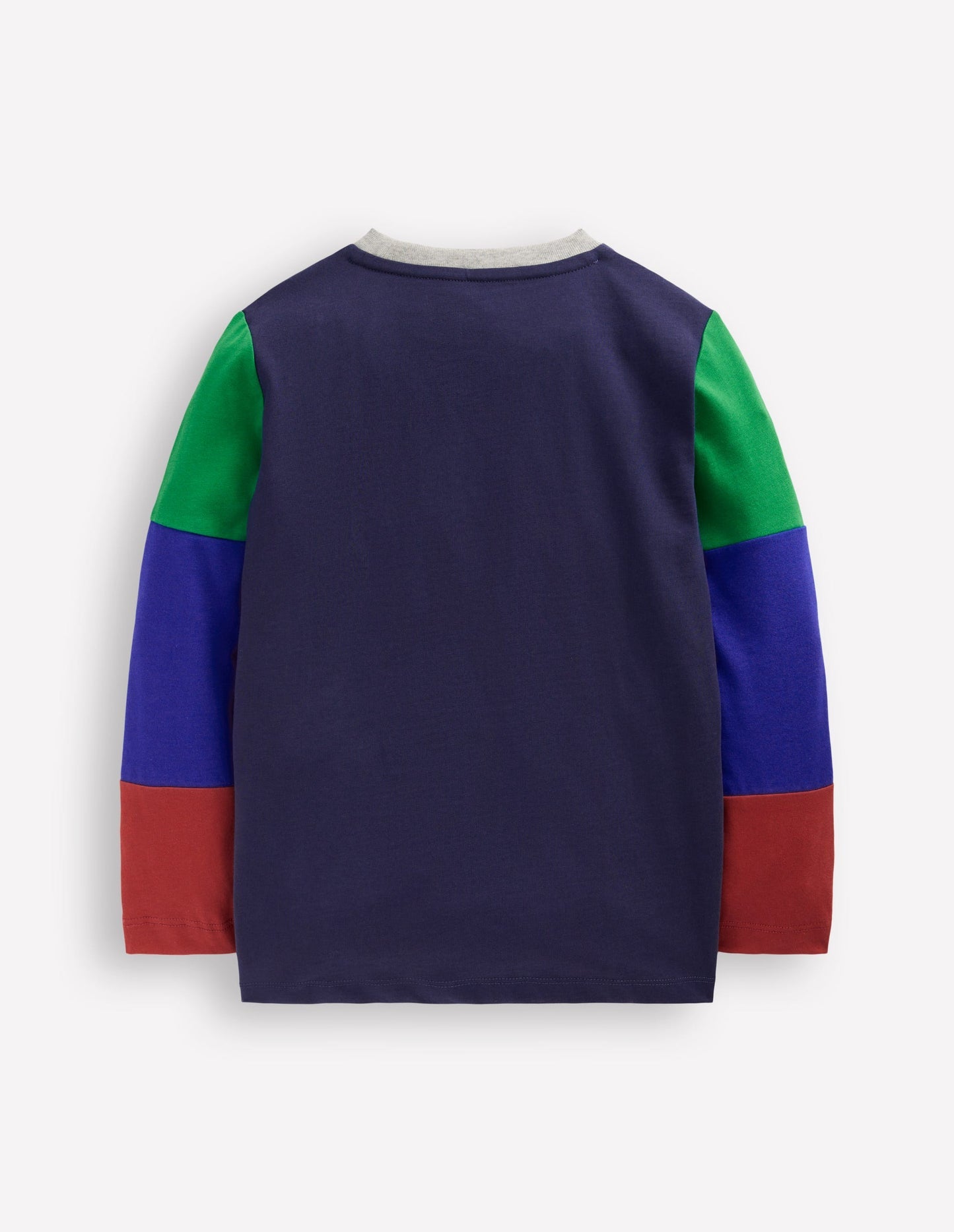 Long Sleeve Hotchpotch T-shirt - College Navy