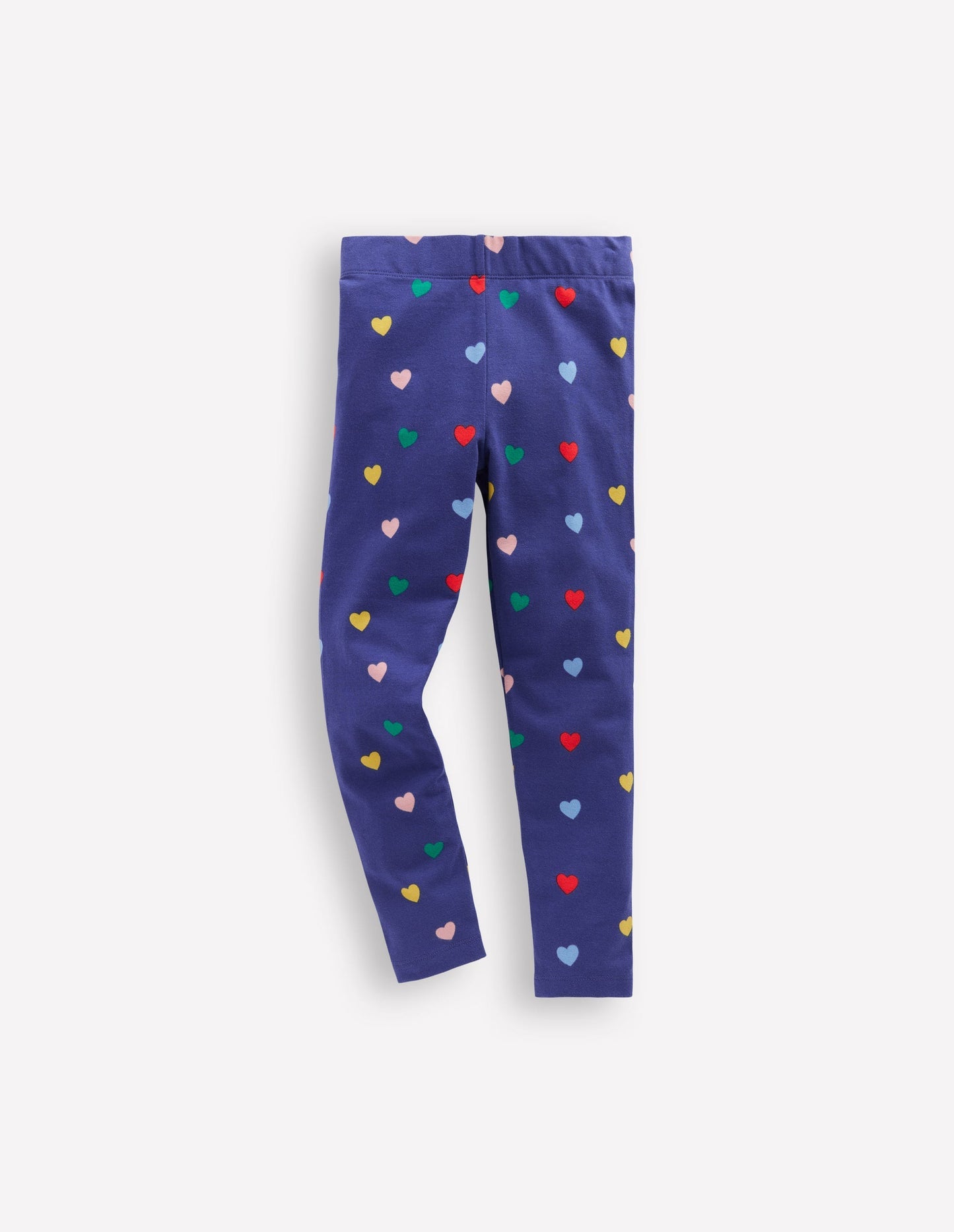 Fun Leggings - Starboard Blue Multi Hearts