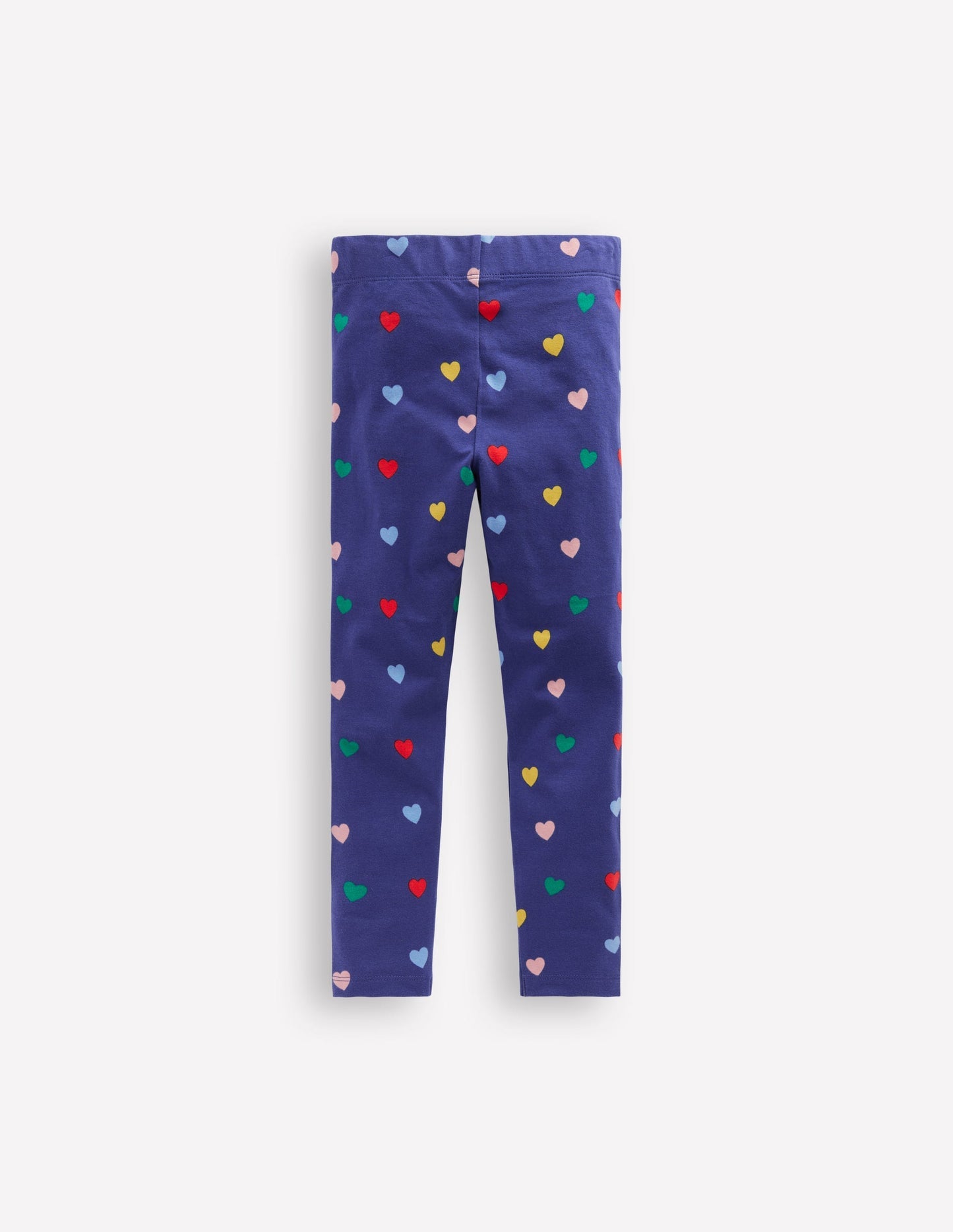 Fun Leggings - Starboard Blue Multi Hearts