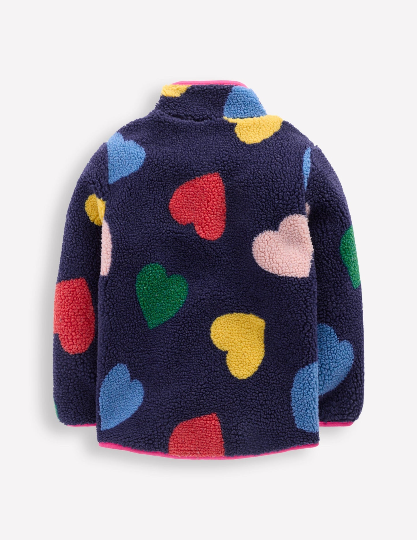 Eden Borg Zip - Through Jacket - Starboard Blue Multi Hearts