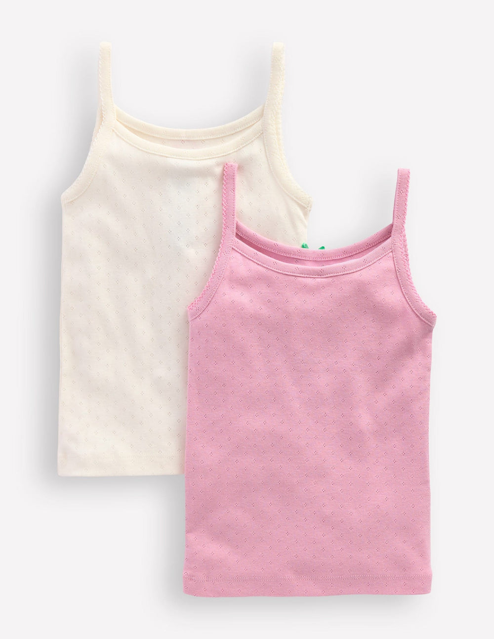 2 - Pack Pointelle Tank Tops - Multi