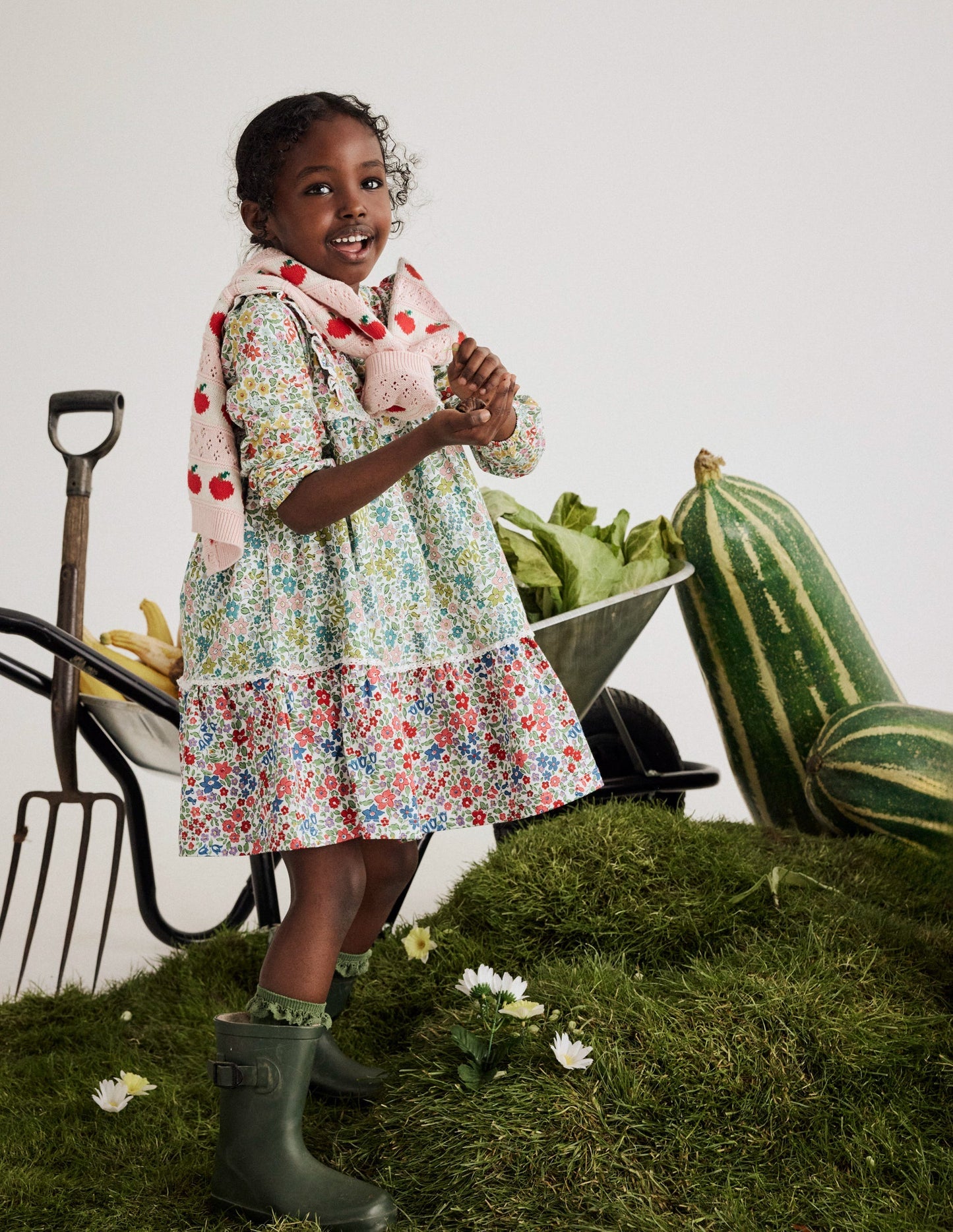 Hotchpotch Jersey Dress - Hotchpotch Flowerbed