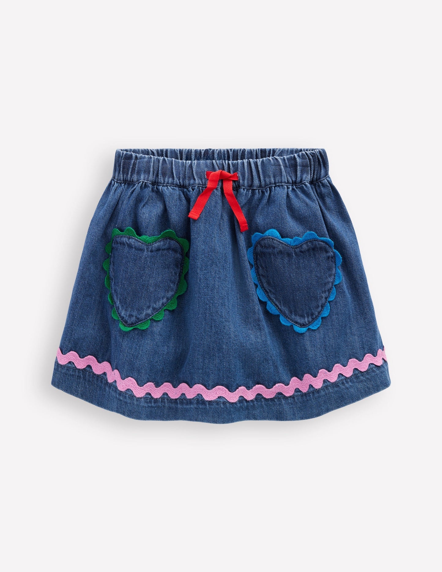 Ric Rac Skirt - Mid Vintage Denim