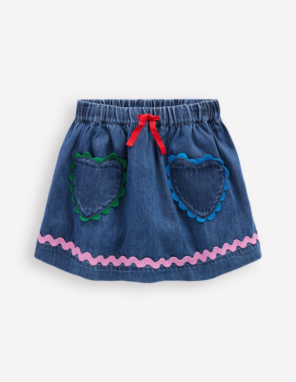 Ric Rac Skirt - Mid Vintage Denim