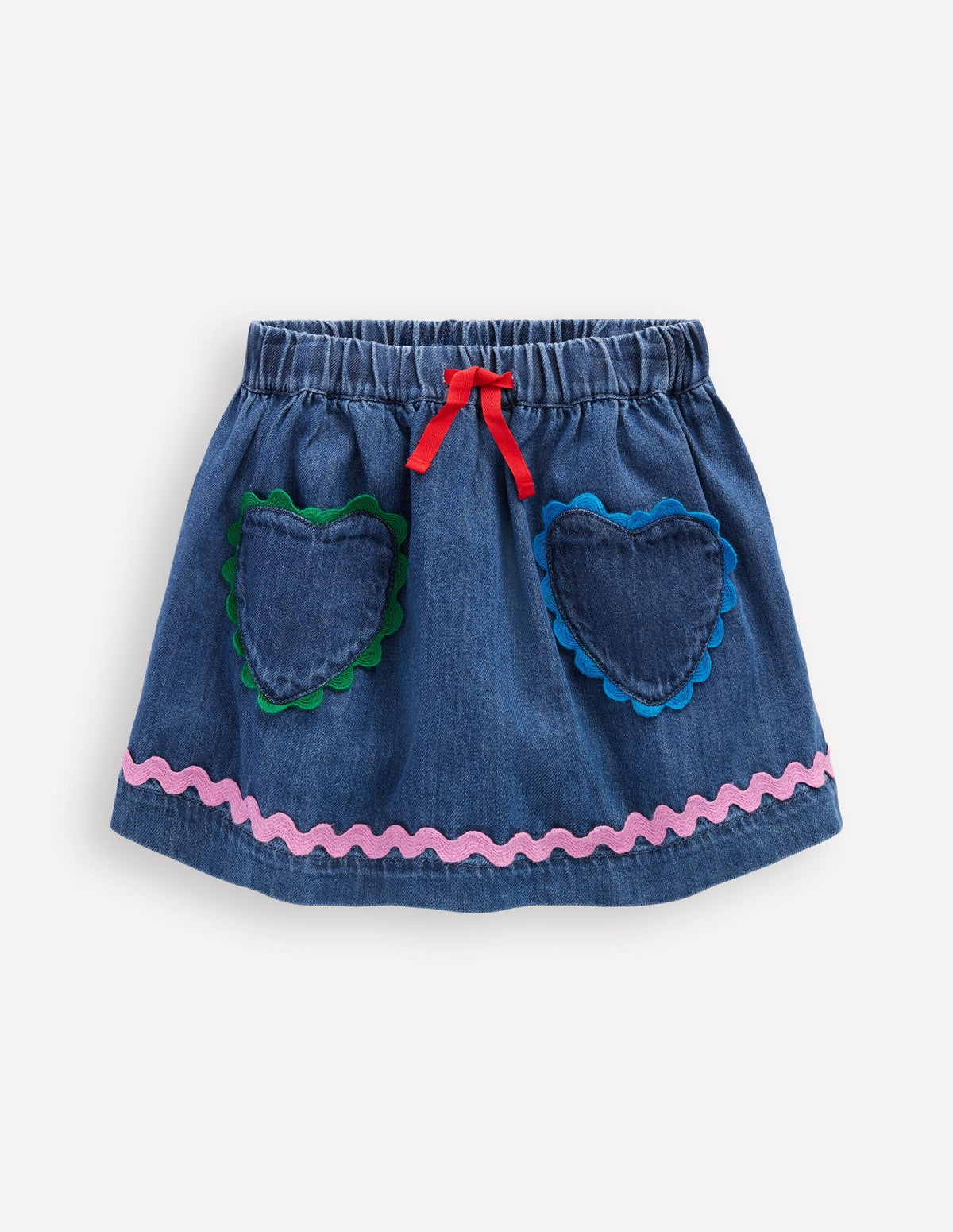 Ric Rac Skirt - Mid Vintage Denim