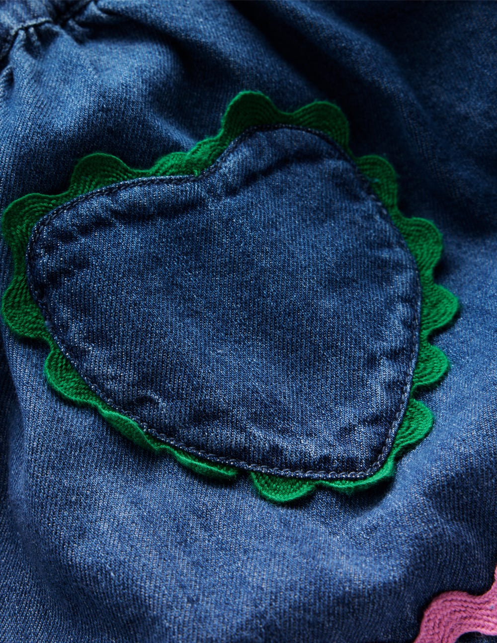 Ric Rac Skirt - Mid Vintage Denim