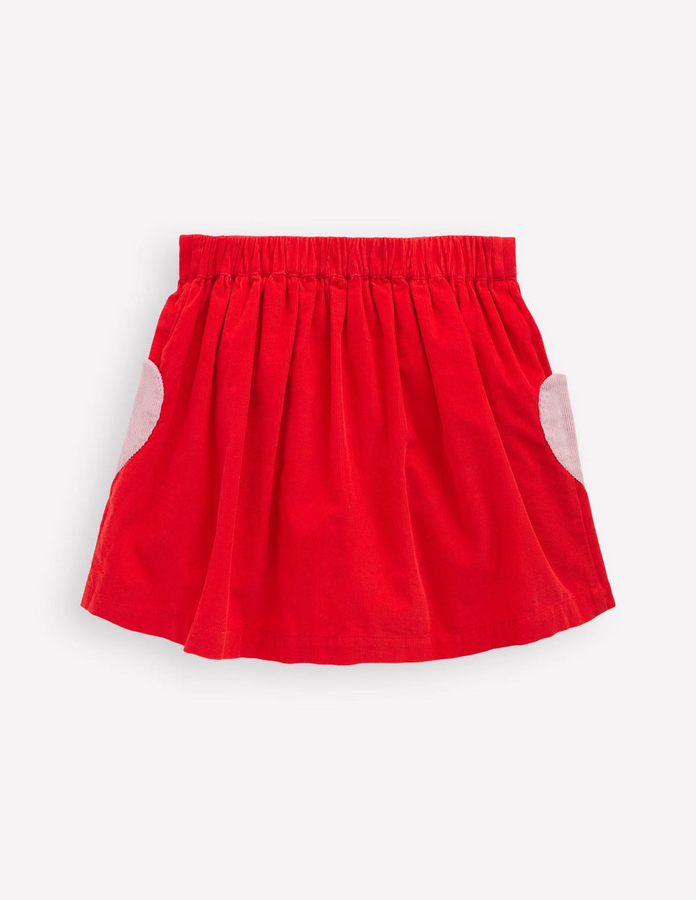 Button - through Mini Skirt - Rockabilly Red Hearts